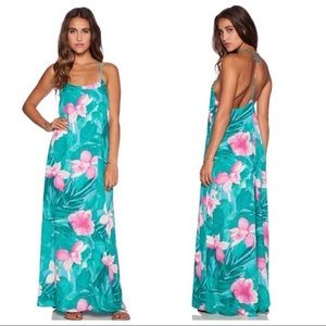 mumu t-rex maxi dress - lei bay